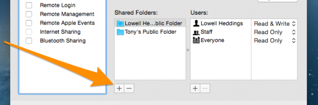 Sharing Folder OS X to WIndows