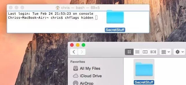 How to Hide Files and View Hidden Files on Mac OS X - Google Chrome