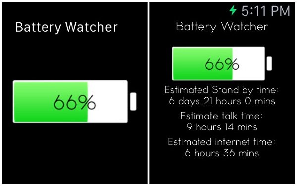 Приложение Battery Watcher App