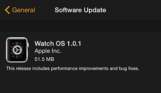 обновление apple watch os 1.0.1
