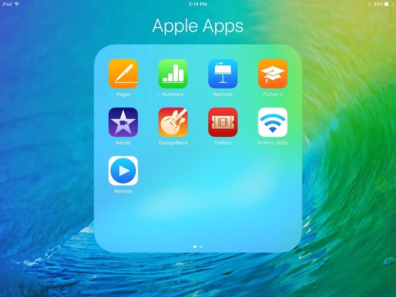 iPad-iOS-9 папки-4x4