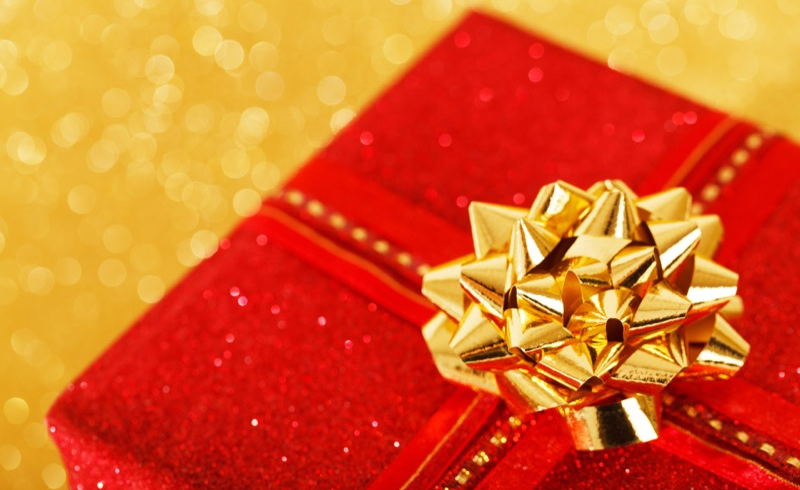 red-christmas-present
