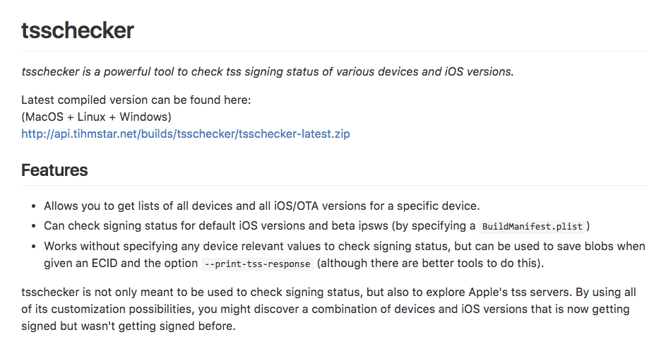 tsschecker