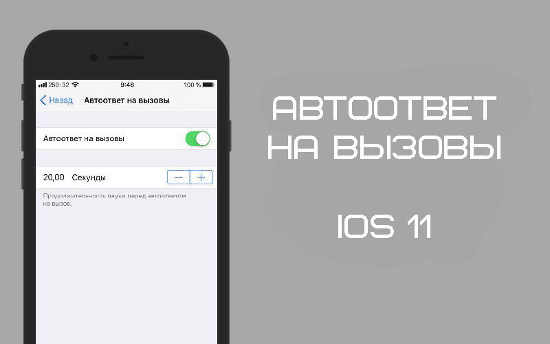 Как автоматически принимать звонки в iPhone