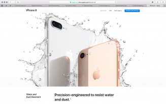 iPhone X, iPhone 8 и Apple Watch Series 3 не стали более влагостойкими iPhone-8-water-splast-dust-resistance-teaser-web-screenshot-001
