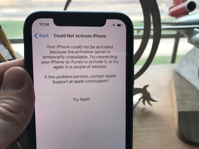 iPhone-X-activation-issue