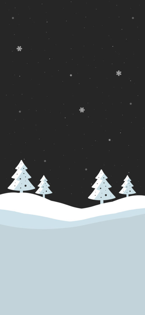 Christmas-Tree-Black-White-for-iPhone-X-wallpaper-ar72014-473×1024