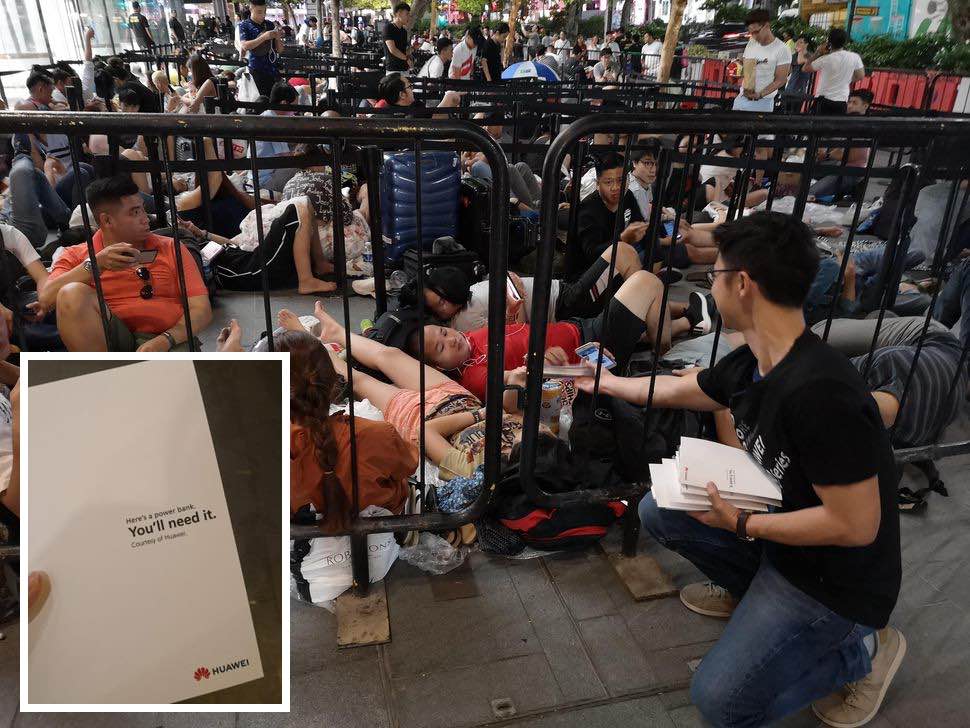 Huawei-iPhone-XS-launch-PR-stunt