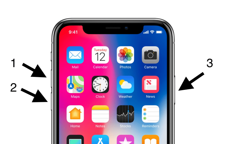iPhone-X-Hard-Reset-Buttons
