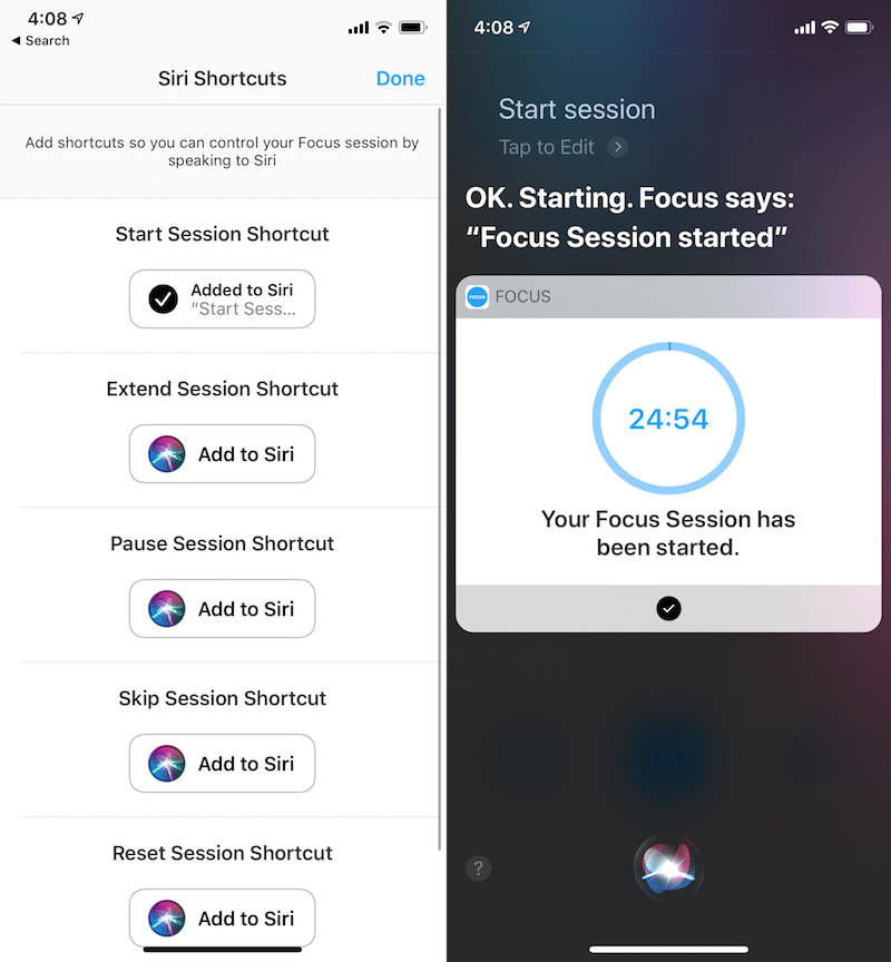 Focus-iOS-12-Siri-Shortcuts
