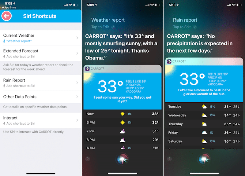 Siri-Shortcuts-Carrot-Weather