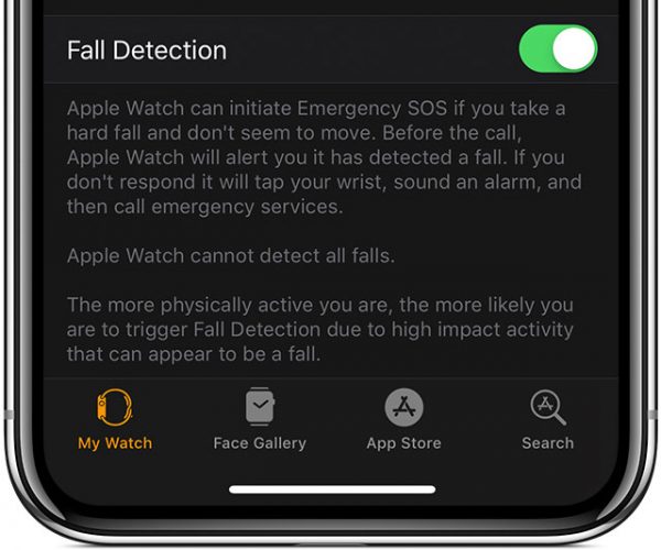 iOS-12-WAtch-Emergency-SOS-Fall-Detection-enabled-600×500
