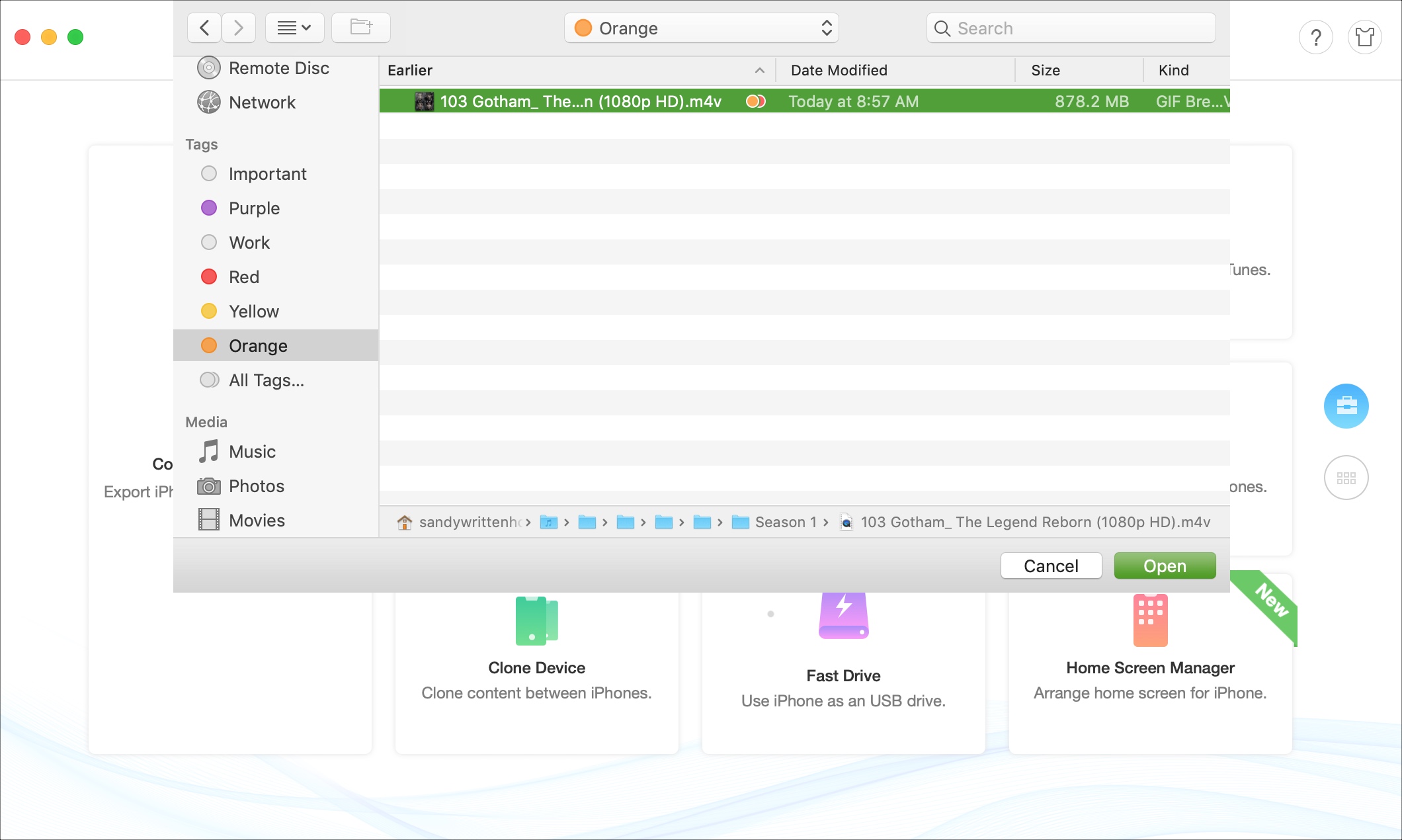 AnyTrans-Browse-for-Content