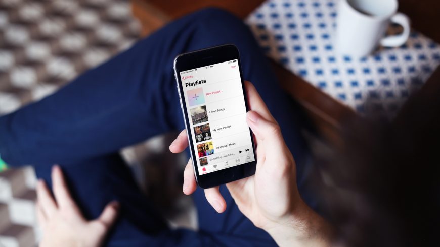 Music-Library-Playlists-on-iPhone