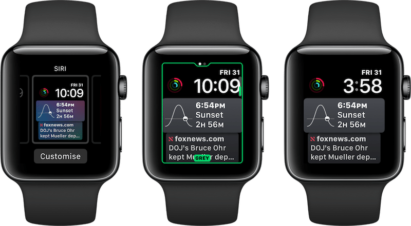 watchOS-5-Grey-Siri-watch-Face