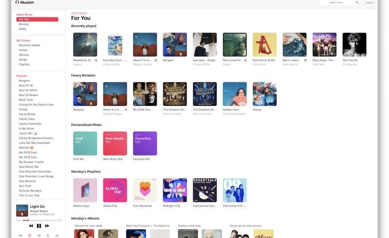 AppleMusic-Musishwebplayer