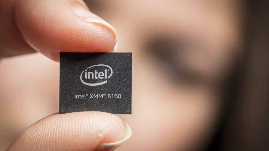 The Intel XMM 8160 5G modem will offer very clear improvements in power, size and scalability in a package that will be smaller than a U.S. penny. It will be released in the second half of 2019, and it will support the new standard for 5G New Radio (NR) standalone (SA) and non-standalone (NSA) modes as well as 4G, 3G and 2G legacy radios in a single chipset. (Credit: Intel Corporation)