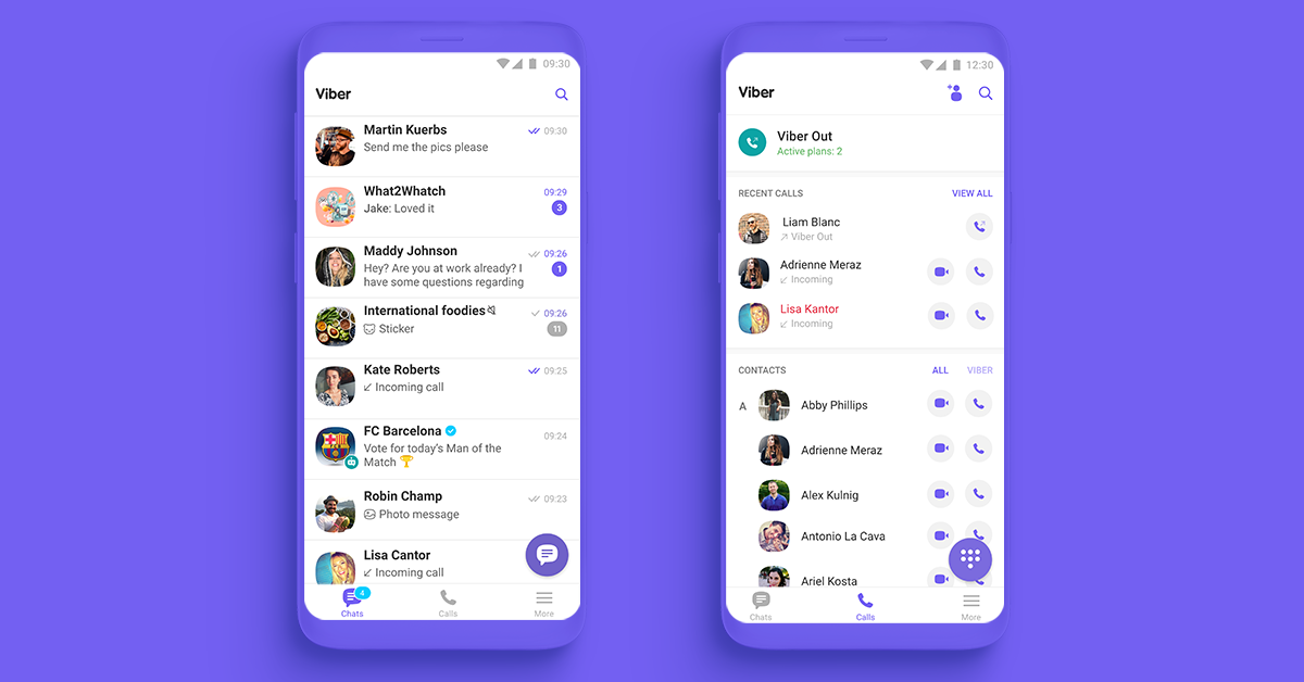 Viber-call-and-chat-list