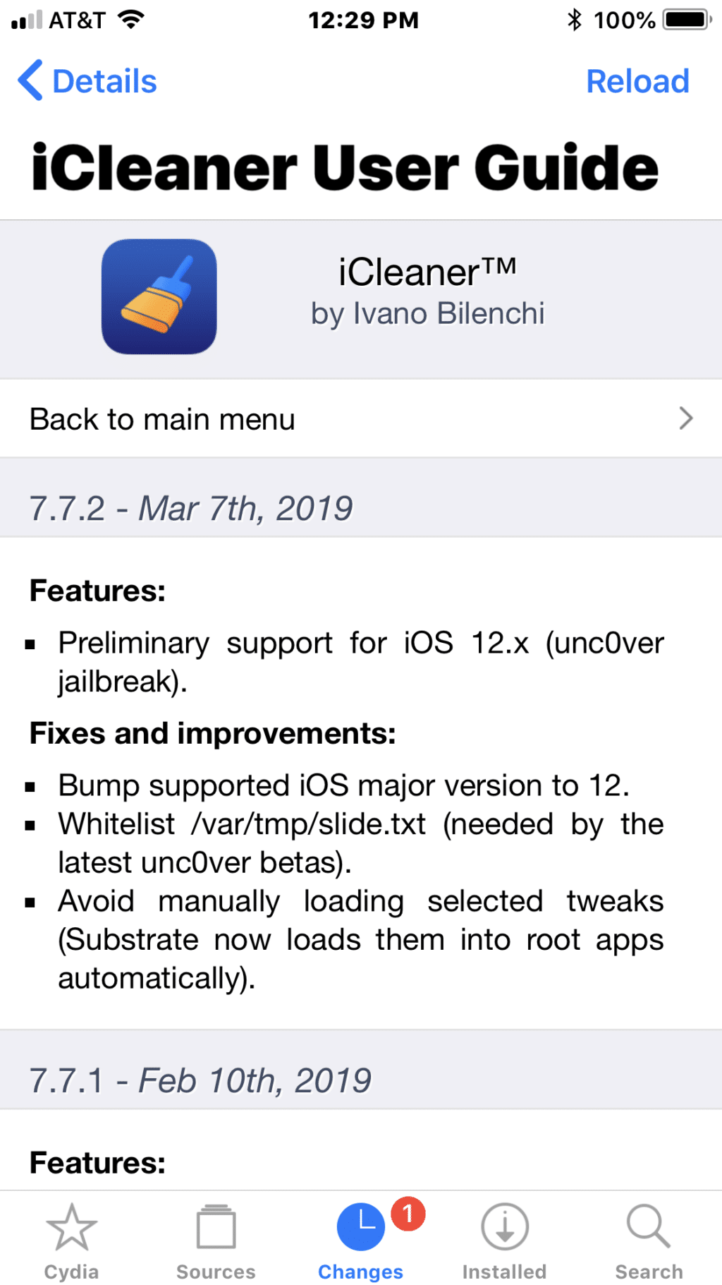 icleanpro-ios-12-update