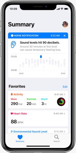 iOS-13-Health-app-noise-level-250×500