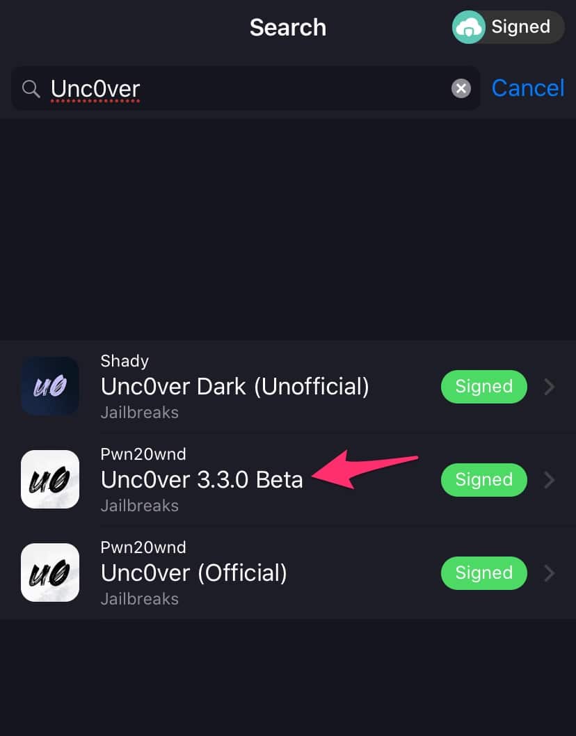 unc0ver-beta