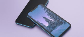 10 способов поставить обои на iPhone winter-wallpaper-iphone-xr-mockup