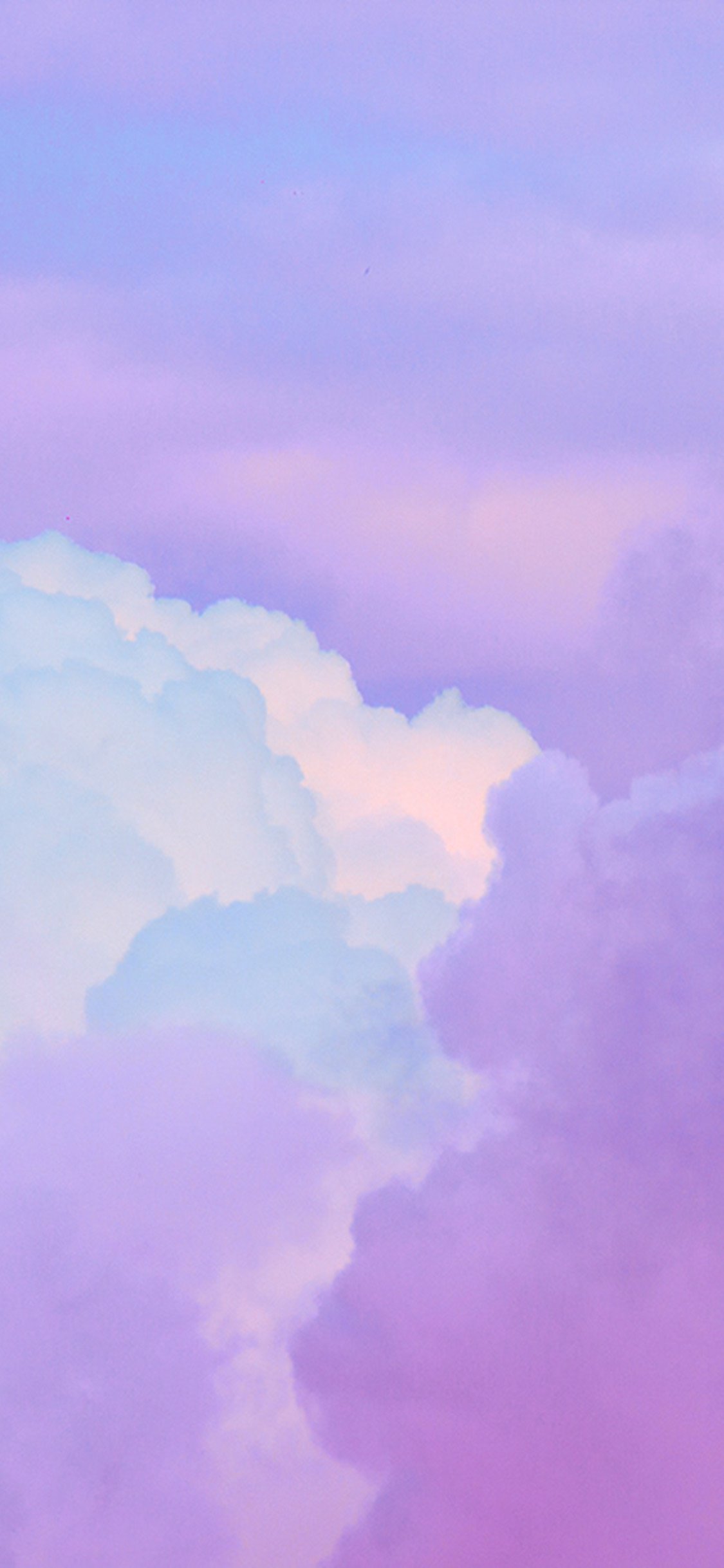 iPhone-11-wallpaper-cloud-sky-purple-art-iphone-X