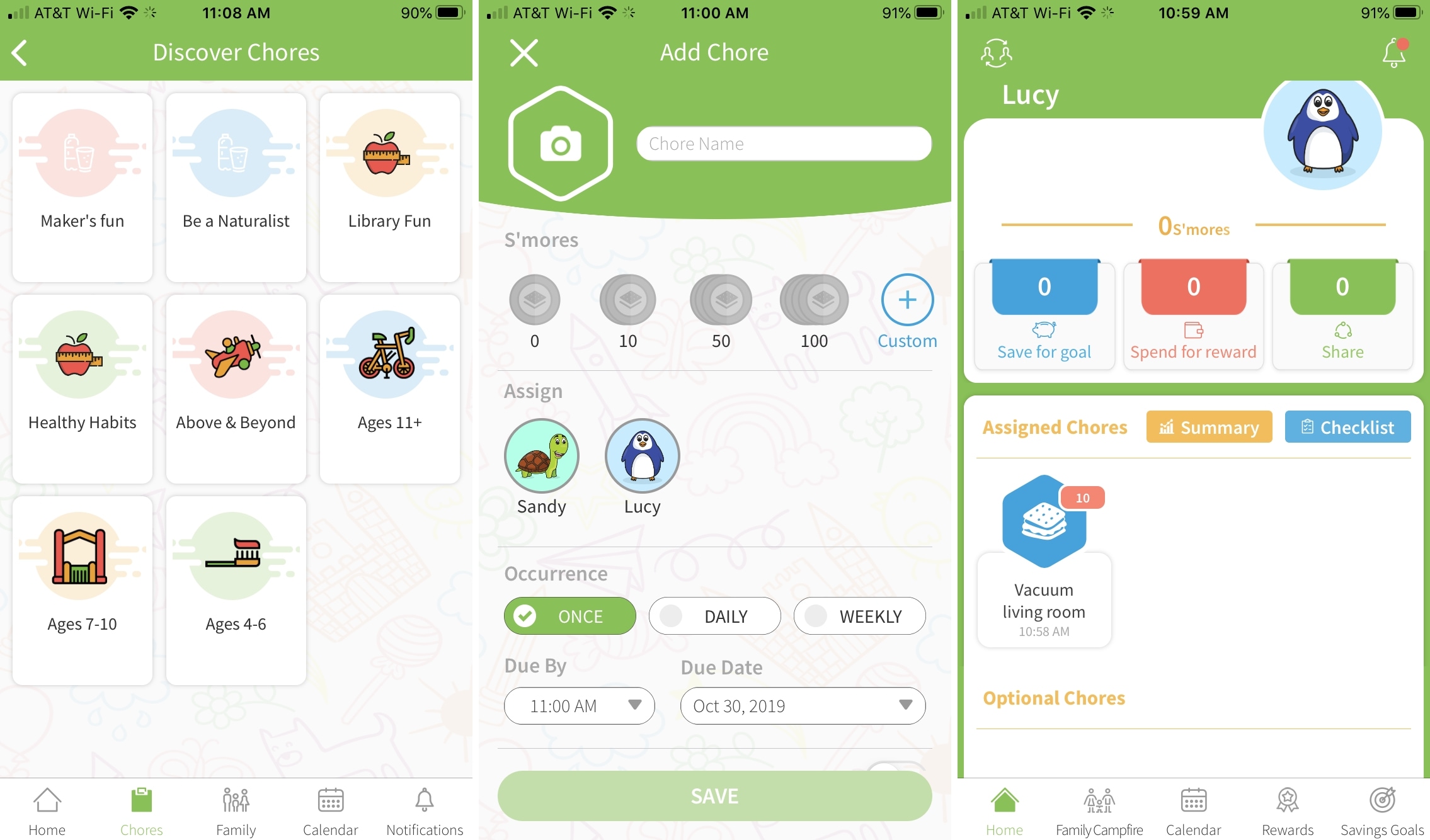 SmoresUp-iPhone-chore-app