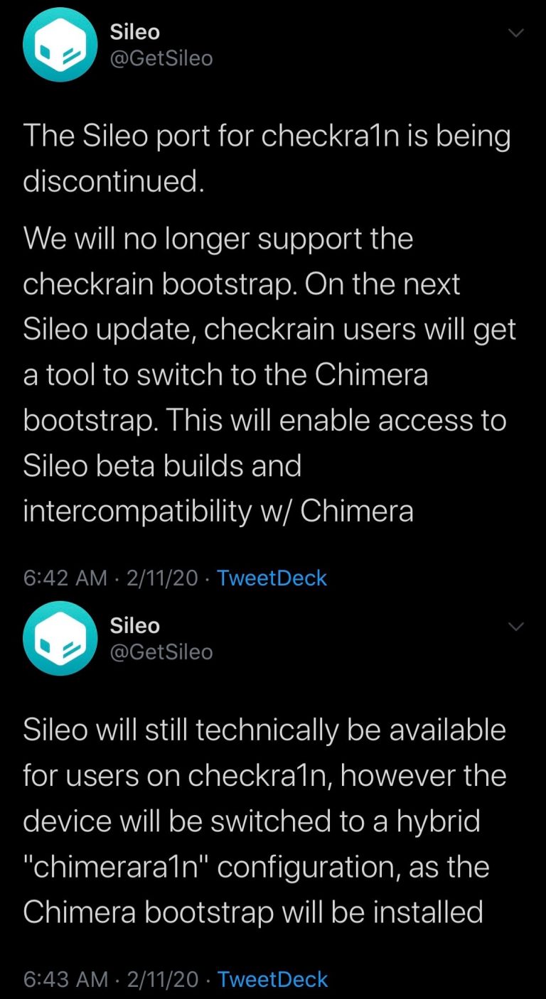 Sileo-Team-Discontinues-Sileo-for-Checkra1n-768×1406