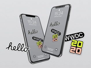 Обои в стиле WWDC 2020 для iPhone и iPad wwdc-2020-wallpaper-basvanderploeg-idownloadblog-mockup-1376×1032