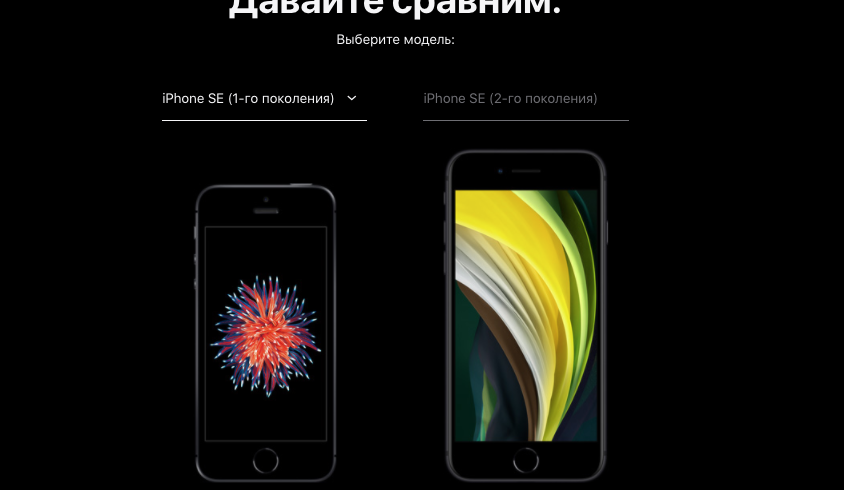 Сравнение iPhone SE и iPhone SE 2 (2020)