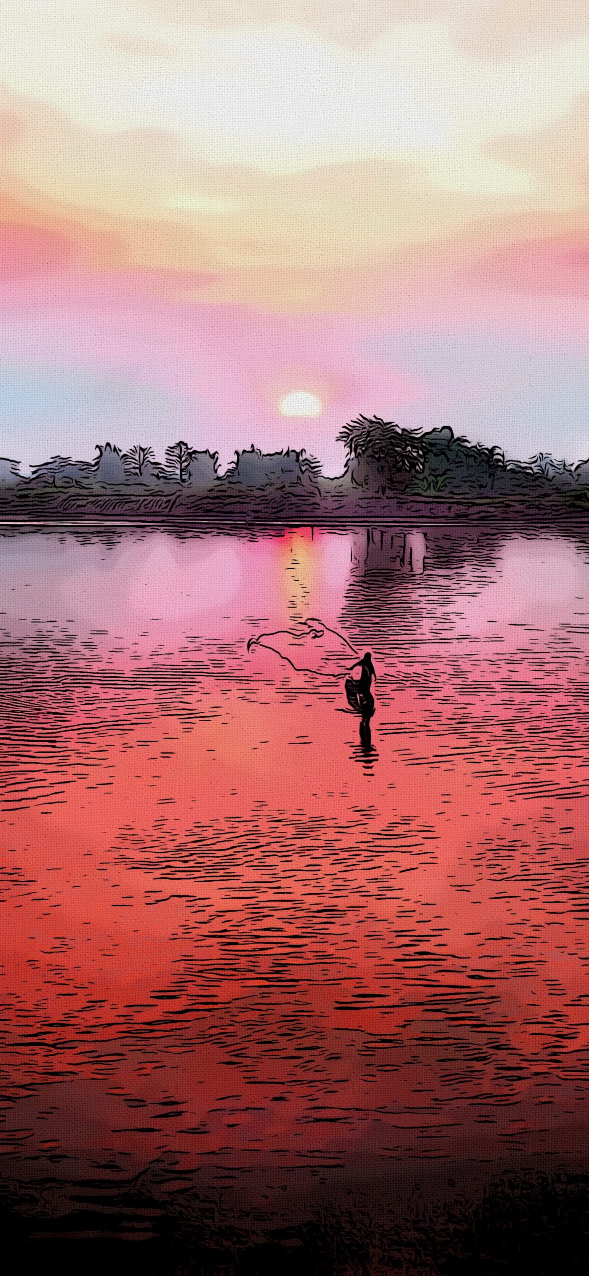 canvas-vector-iphone-wallpaper-jianoliu-idownloadblog-fishing-sunset-vectored