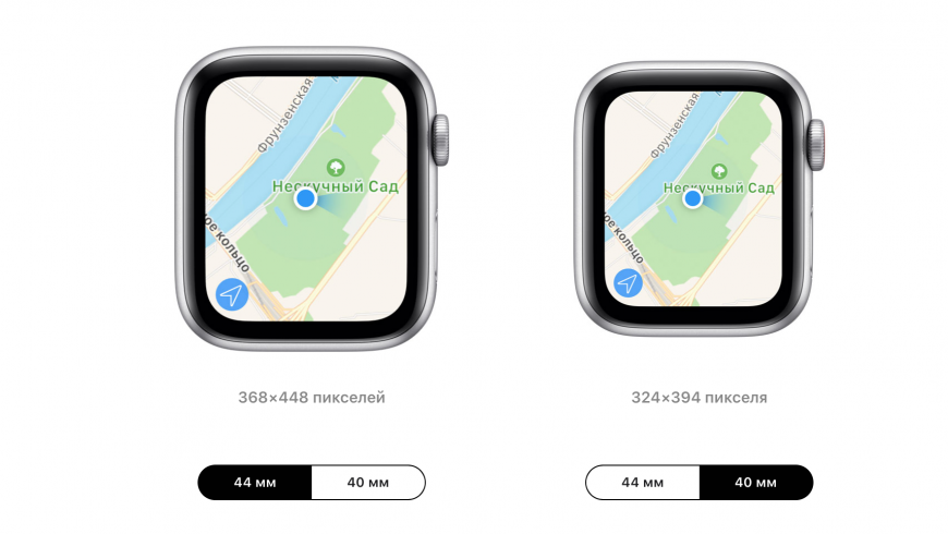 Как выбрать размер Apple Watch