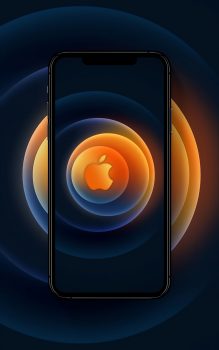 Обои с логотипом apple 13 октября