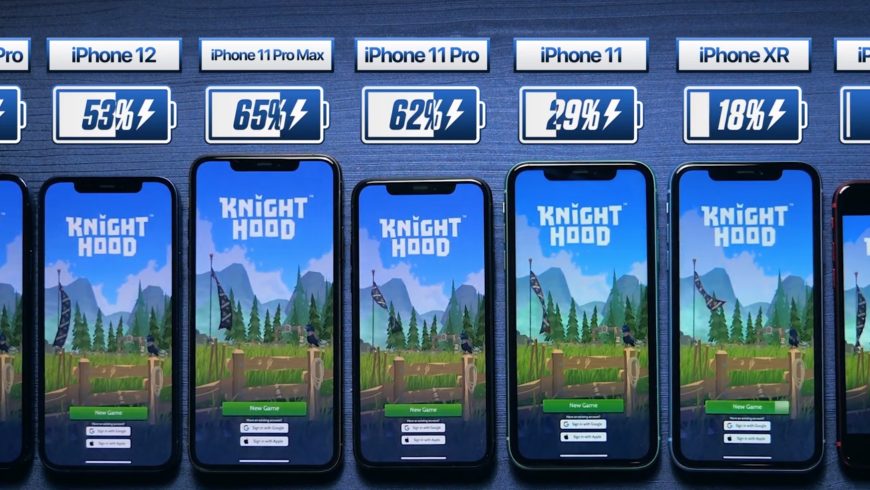 Сравнение автономности iPhone 12 и 12 Pro со старыми айфонами