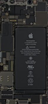 Обои с внутренностями iPhone 12, 12 mini, 12 pro