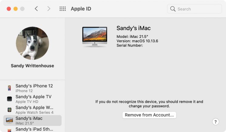 Apple ID Device List Remove Mac 745x436 1