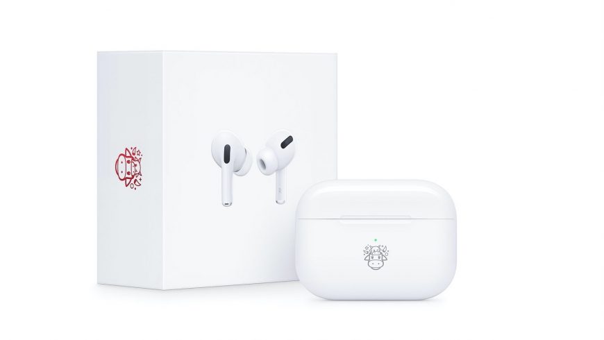 Специальные AirPods с быком