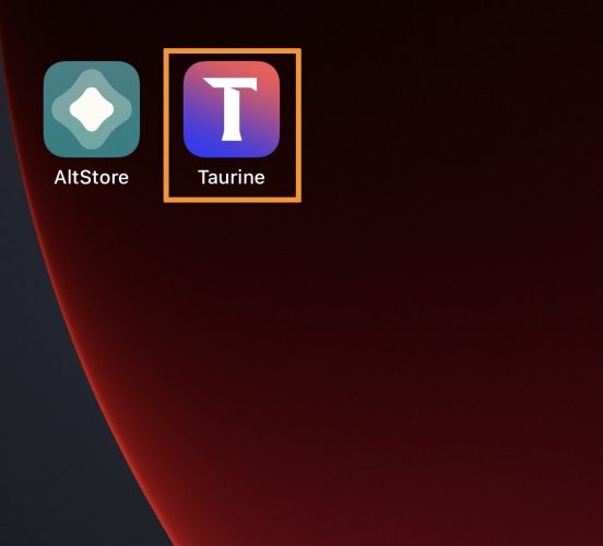 Launch-Taurine-Jailbreak-app-552×500