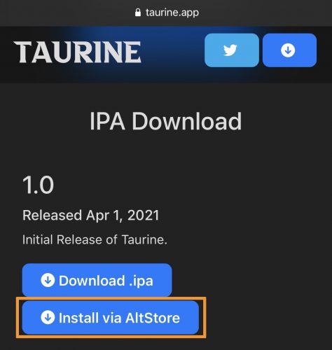 Taurine-Install-Via-AltStore-474×500