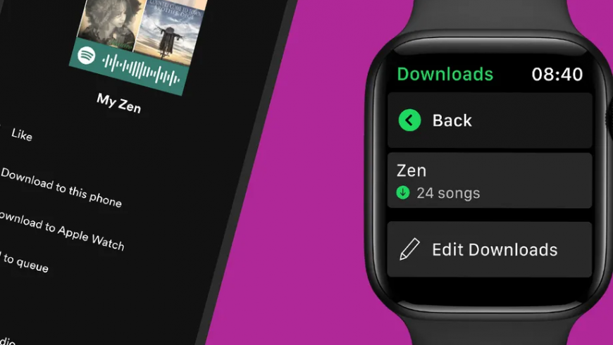 Spotify-Apple-Watch-offline-functionality-music-songs-playlists-podcasts