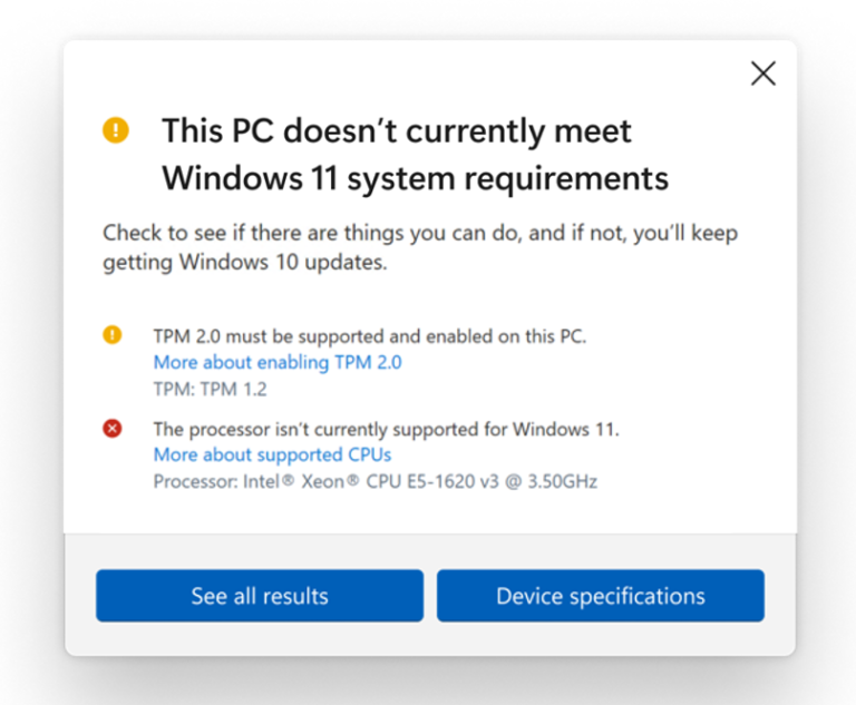 Microsoft-Windows-11-PC-Health-Check-PC-doenst-meet-system-requirements-768×633