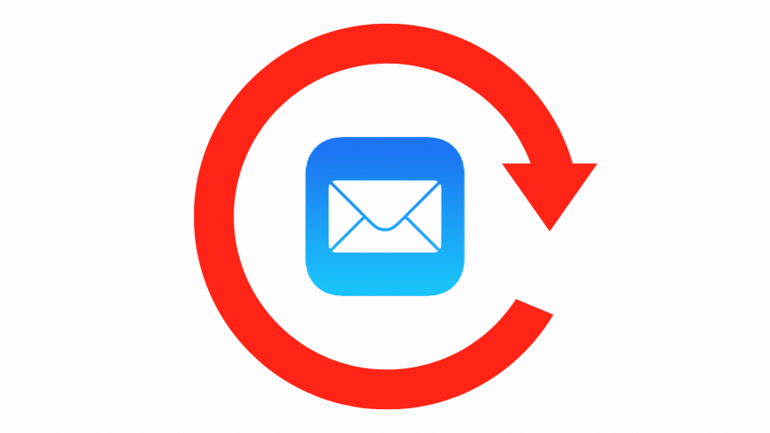 Apple-Mail-app-icon-inside-a-red-curved-arrow-showing-it-is-reset