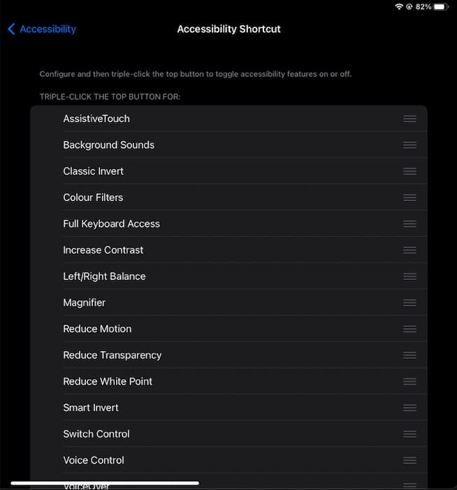 Enable-Accessibility-shortcut-on-iPad-