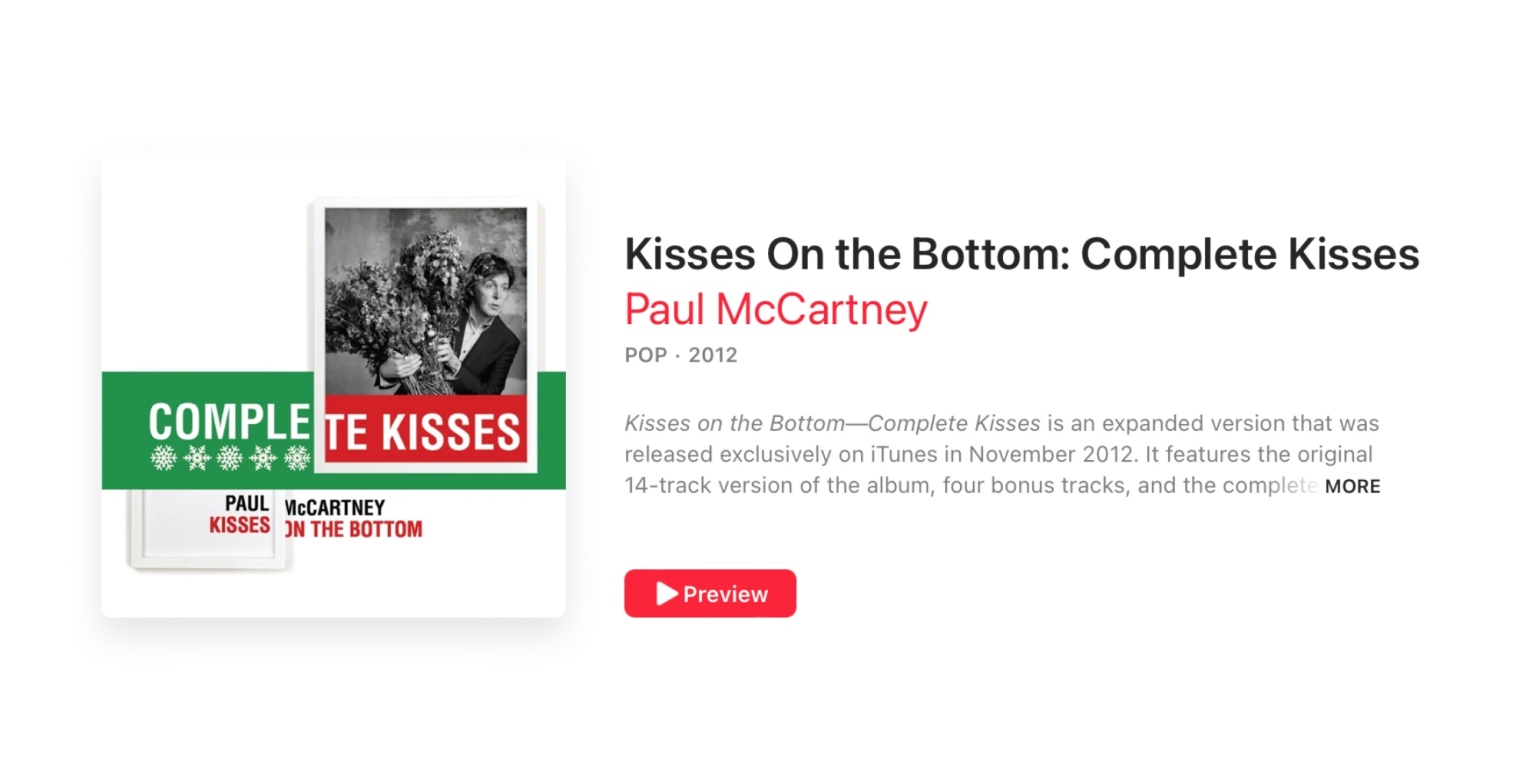 kisses-on-the-bottom-apple-music-9to5mac