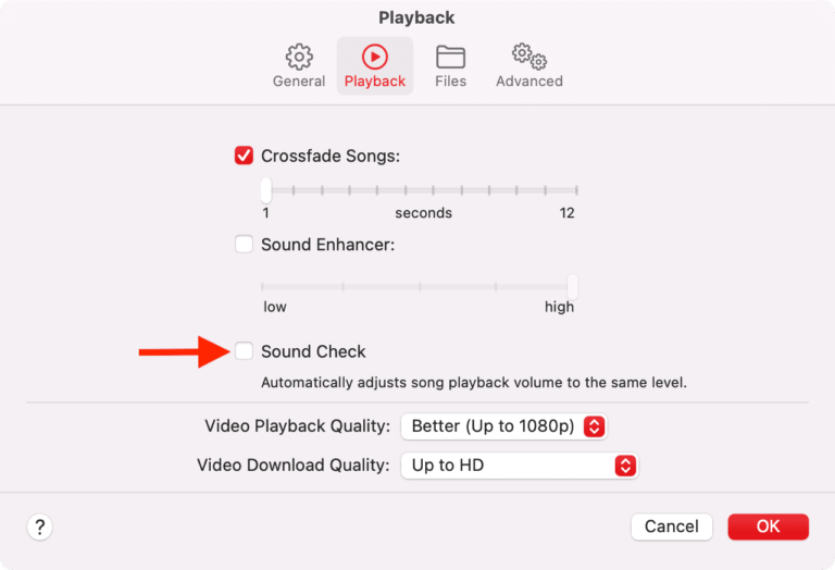 Disable-Sound-Check-Music-app-Mac-768×524