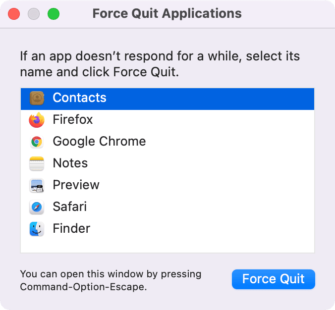 Force-Quit-Contacts-app-Mac