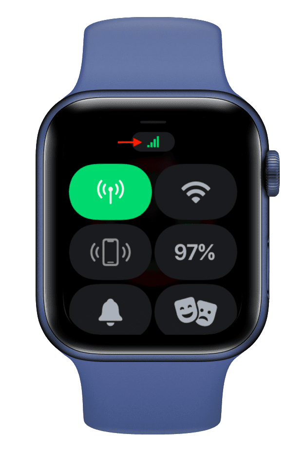 Green-cellular-bars-Apple-Watch