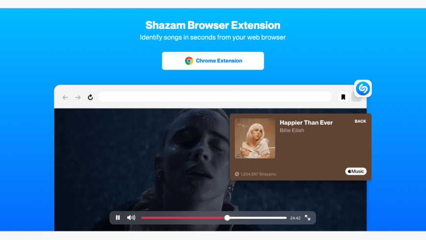 Shazam-Chrome-Extension