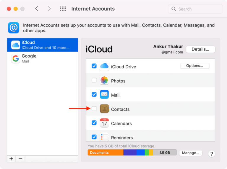 Uncheck-iCloud-Contacts-Mac-768×575